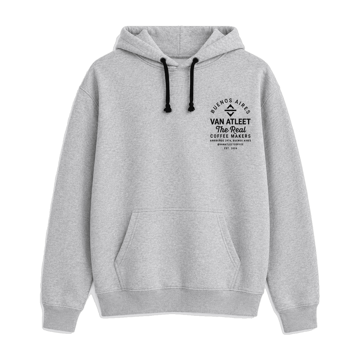 Hoodie The Real — Gris