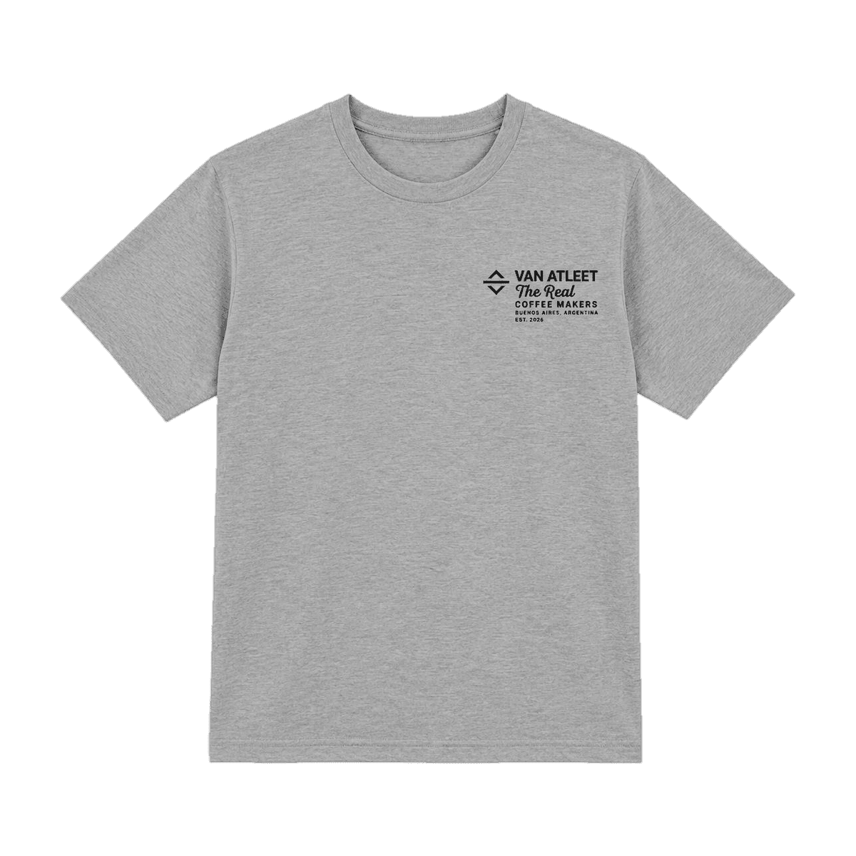 Remera The Real — Gris